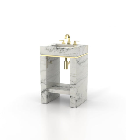 Joy 24 Pedestal Sink - Zicana Boutique - 11