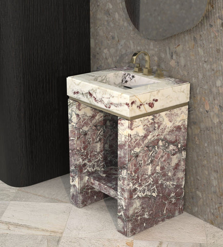 Joy 24 Pedestal Sink - Zicana Boutique - 5