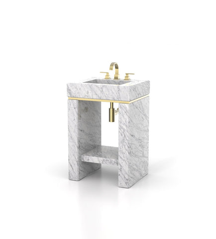 Joy 24 Pedestal Sink - Zicana Boutique - 9