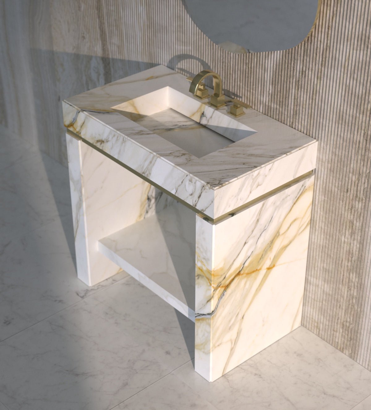 Joy 36 Pedestal Sink Zicana Boutique - Zicana Boutique - 5