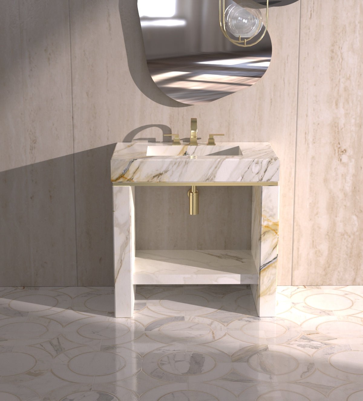 Joy 36 Pedestal Sink Zicana Boutique - Zicana Boutique - 3