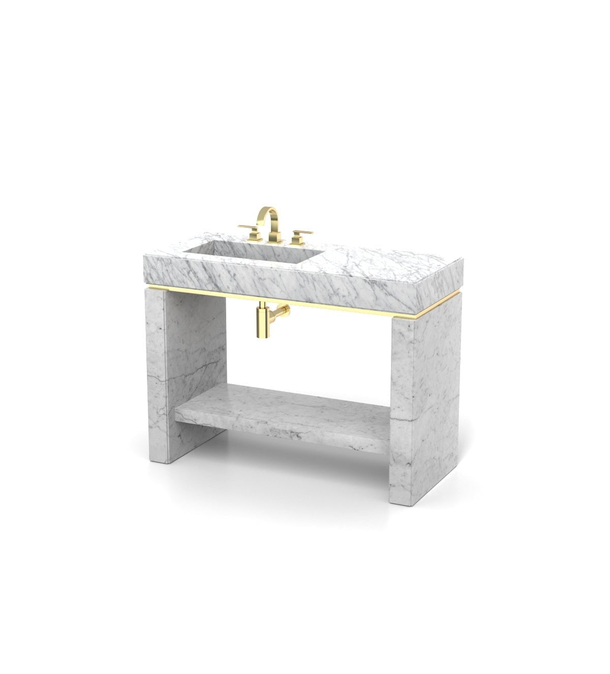 Joy 48 - L Pedestal Sink Zicana Boutique - Zicana Boutique - 6