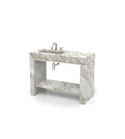 Joy 48 - L Pedestal Sink - Zicana Boutique - 7