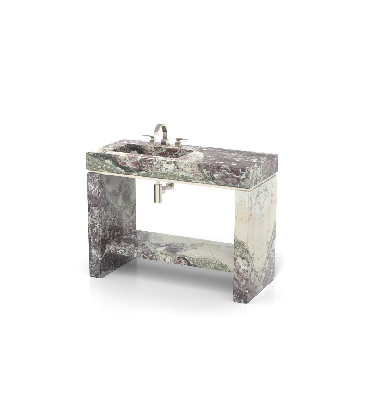 Joy 48 - L Pedestal Sink Zicana Boutique - Zicana Boutique - 13