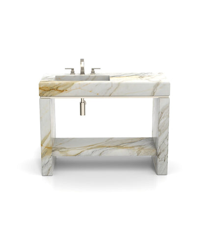 Joy 48 - L Pedestal Sink - Zicana Boutique - 1