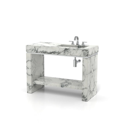 Joy 48 - R Pedestal Sink - Zicana Boutique - 8