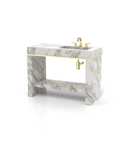 Joy 48 - R Pedestal Sink - Zicana Boutique - 4