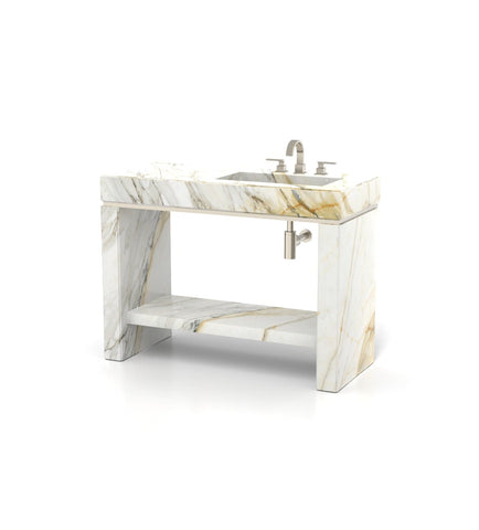 Joy 48 - R Pedestal Sink - Zicana Boutique - 12