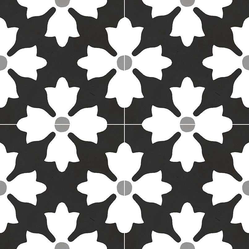 Kenzzi Kasbah Encaustic Porcelain MSI Field Tiles 8" X 8" MSI - Zicana Boutique - 1
