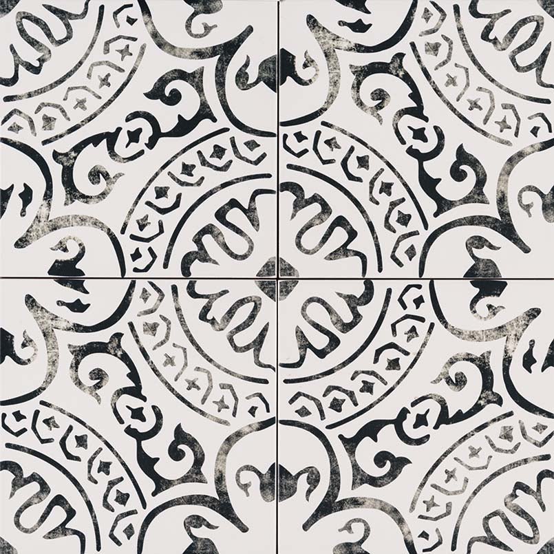 Kenzzi Paloma Encaustic Porcelain MSI Field Tiles 8" X 8" MSI - Zicana Boutique - 1