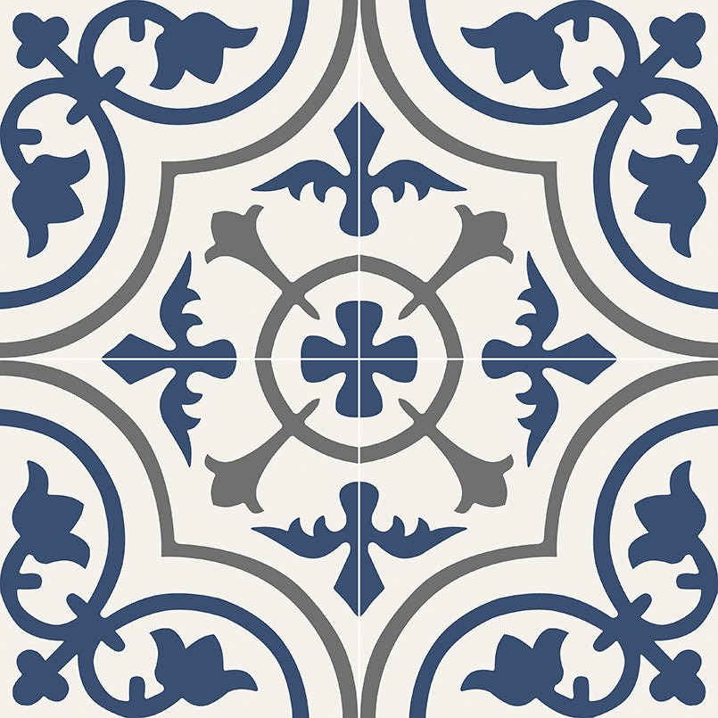 Kenzzi Zanzibar Encaustic Porcelain MSI Field Tiles 8" X 8" MSI - Zicana Boutique - 1