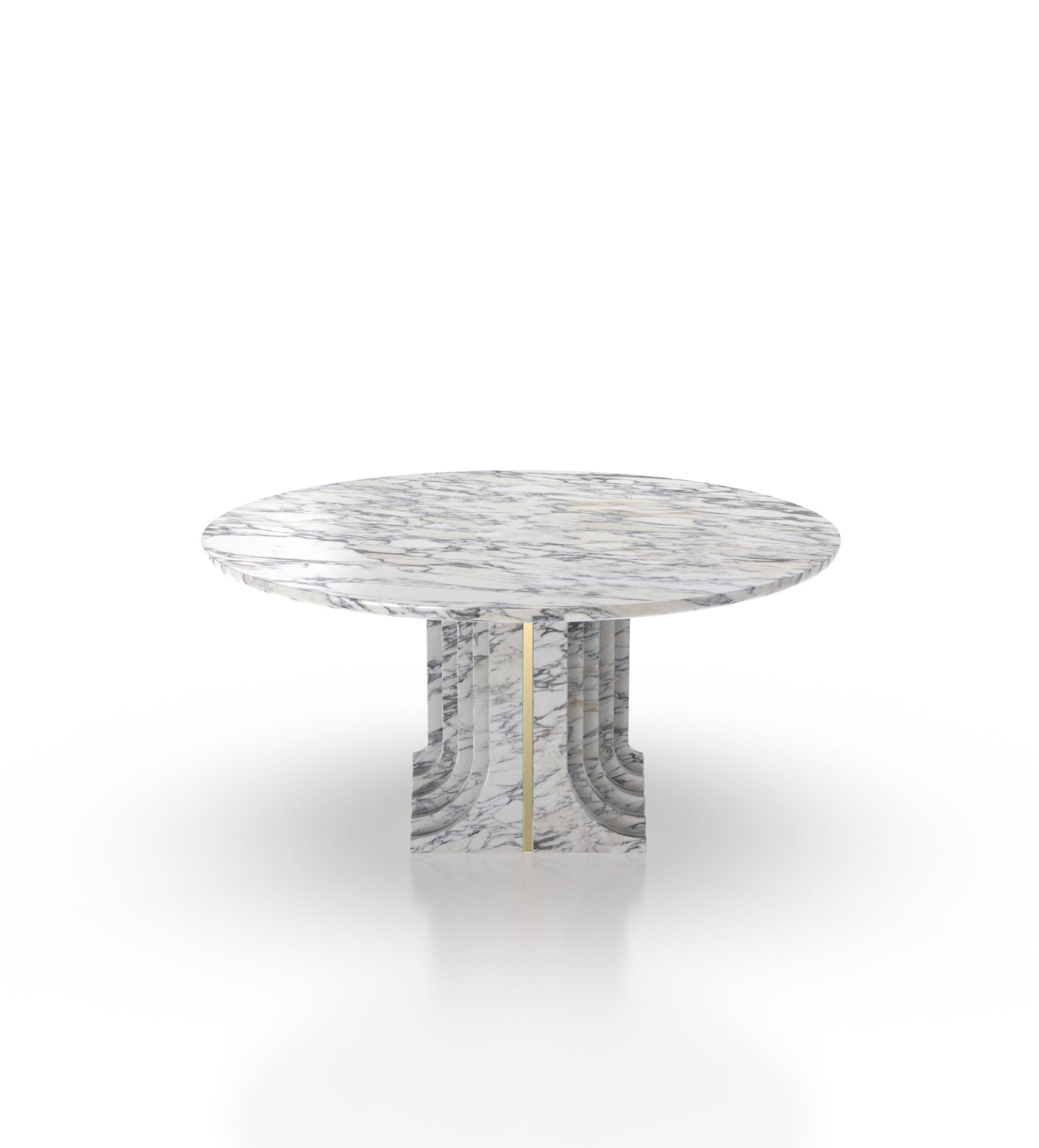 La Chloé 48 Marble Round Table Marble Couture - Zicana Boutique - 3