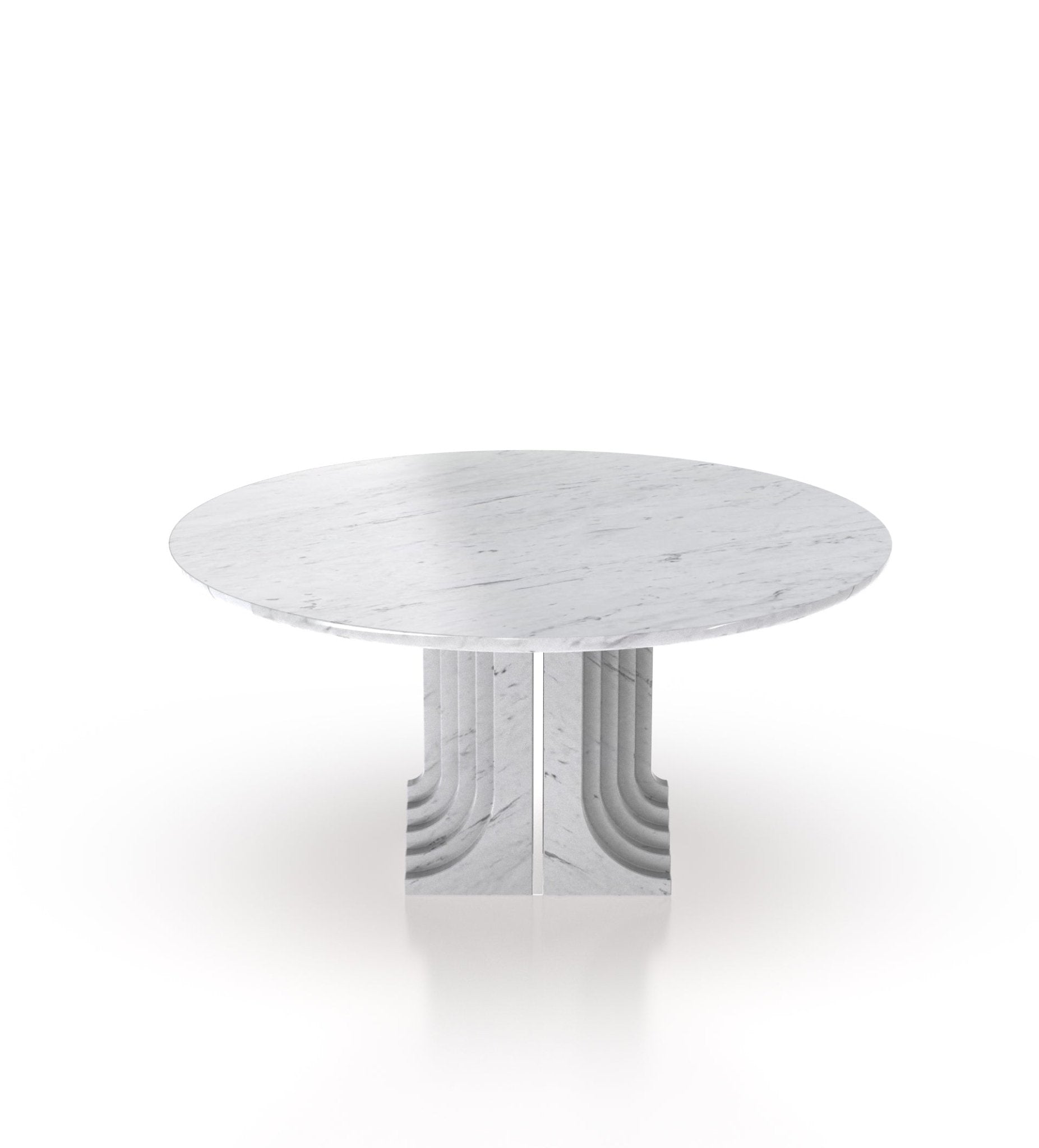 La Chloé 48 Marble Round Table Marble Couture - Zicana Boutique - 4