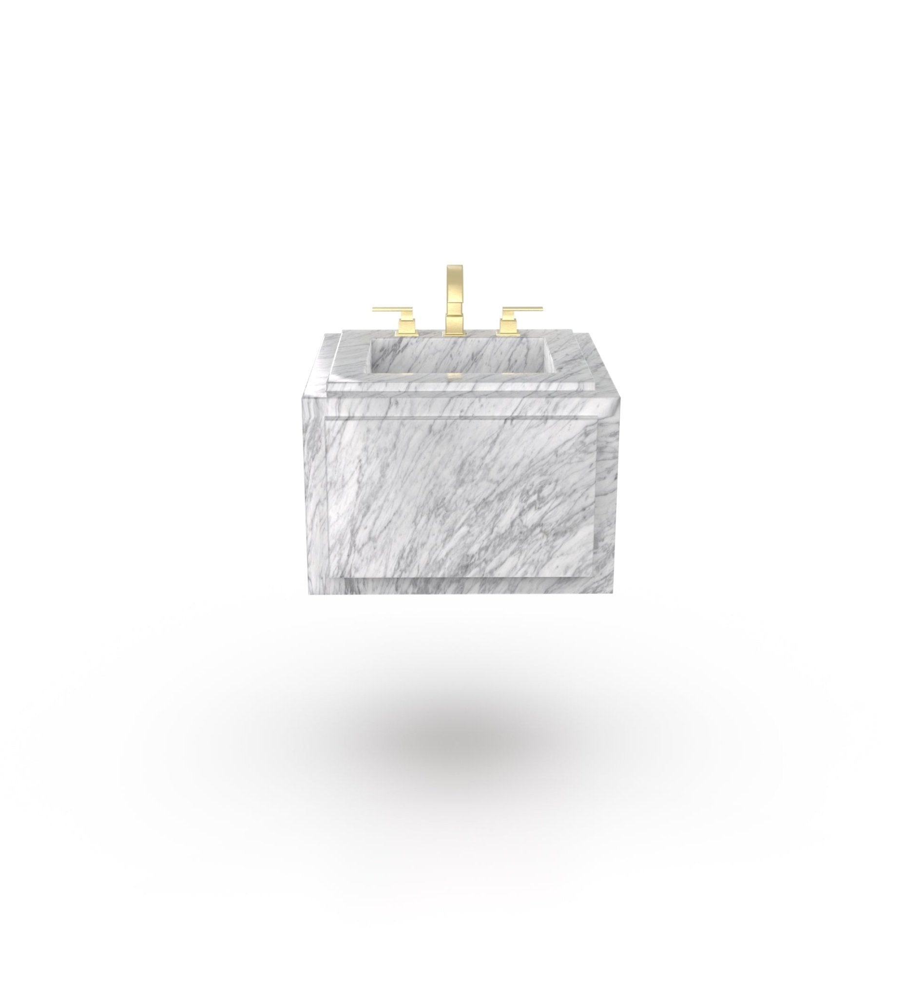 La Noa 24 Marble Floating Sink Marble Couture - Zicana Boutique - 16