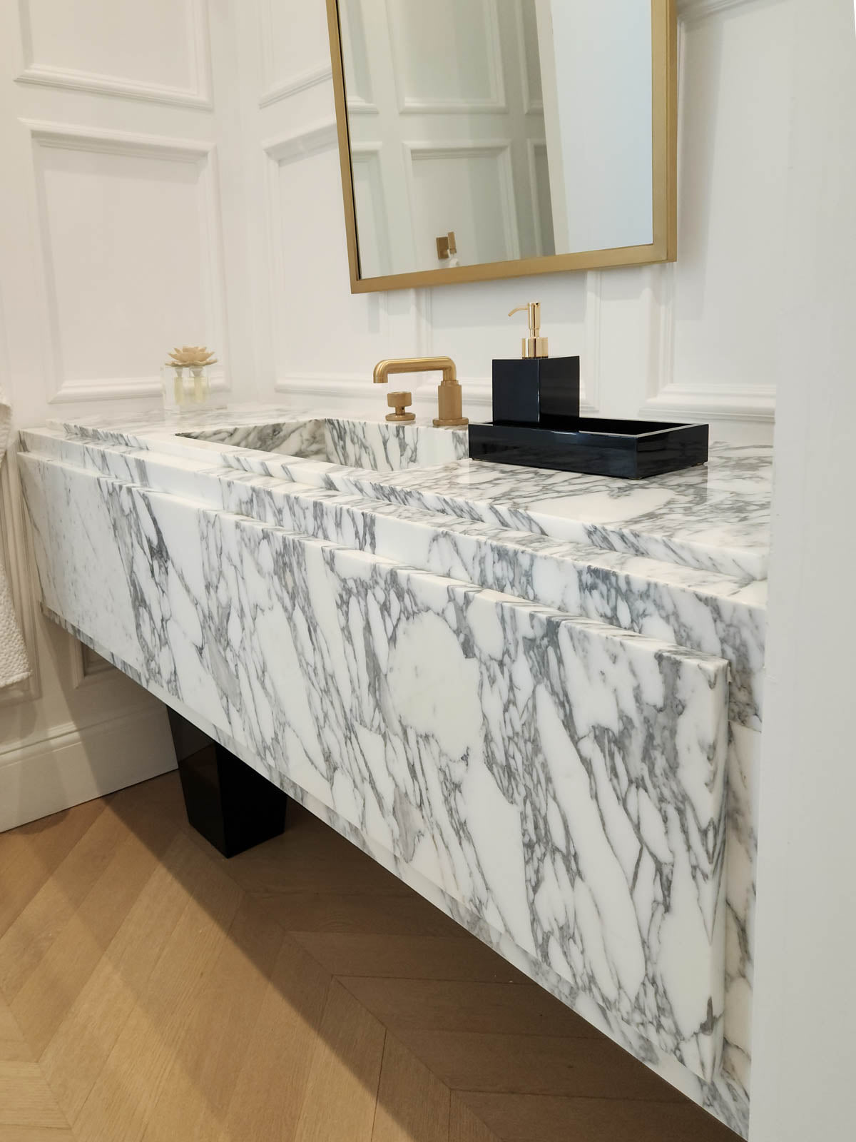 La Noa 24 Marble Floating Sink Marble Couture - Zicana Boutique - 6