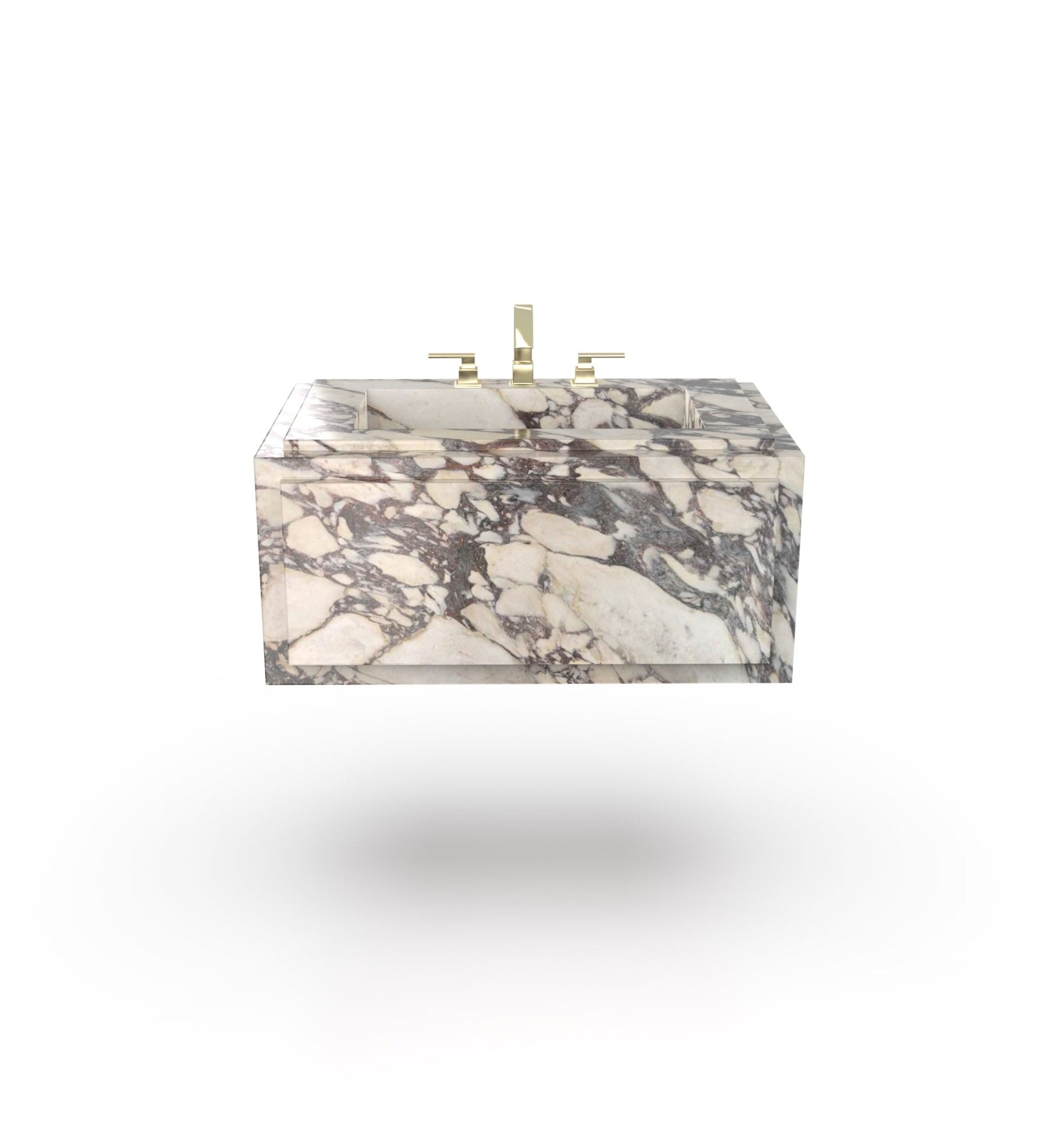 La Noa 36 Marble Floating Sink Marble Couture - Zicana Boutique - 10