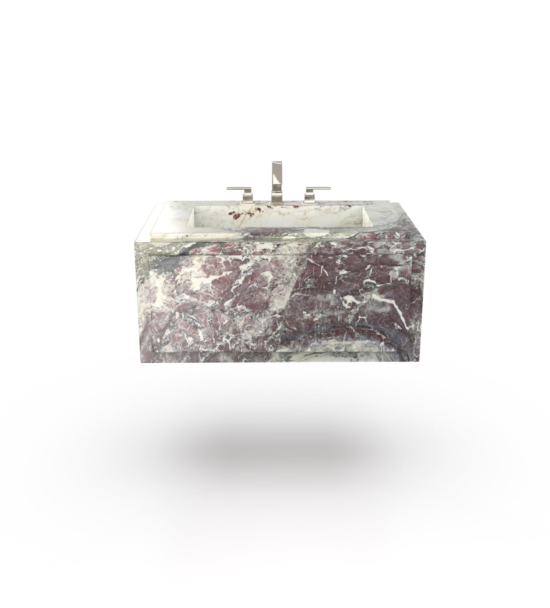 La Noa 36 Marble Floating Sink Marble Couture - Zicana Boutique - 15