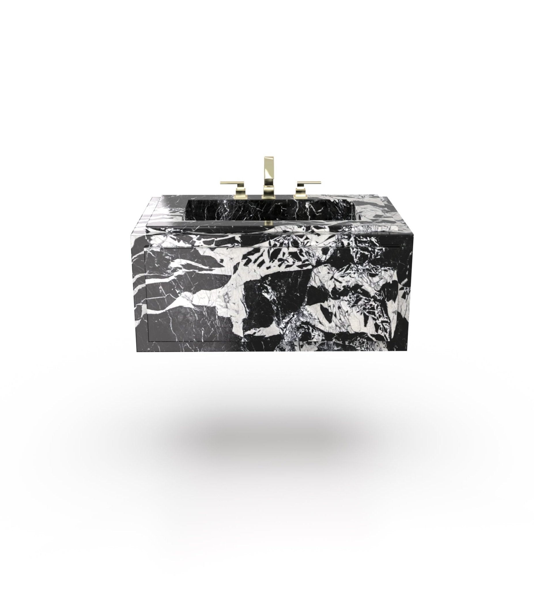 La Noa 36 Marble Floating Sink Marble Couture - Zicana Boutique - 14