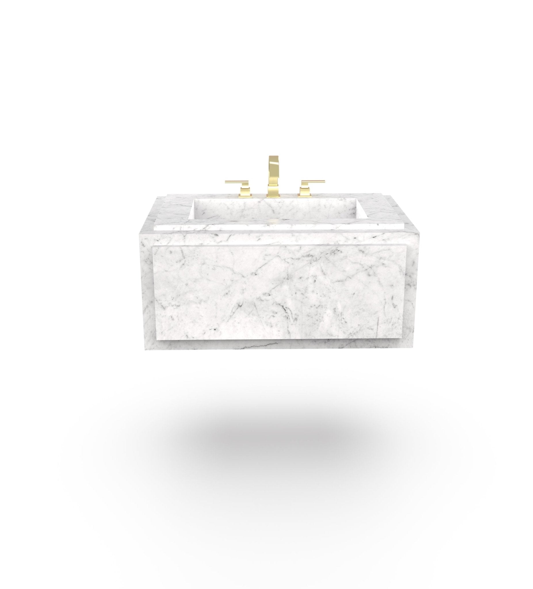 La Noa 36 Marble Floating Sink Marble Couture - Zicana Boutique - 17