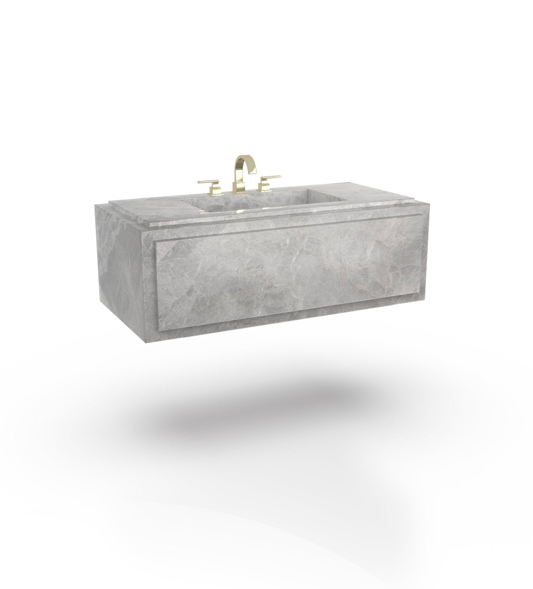 La Noa 48 Marble Floating Sink Marble Couture - Zicana Boutique - 13