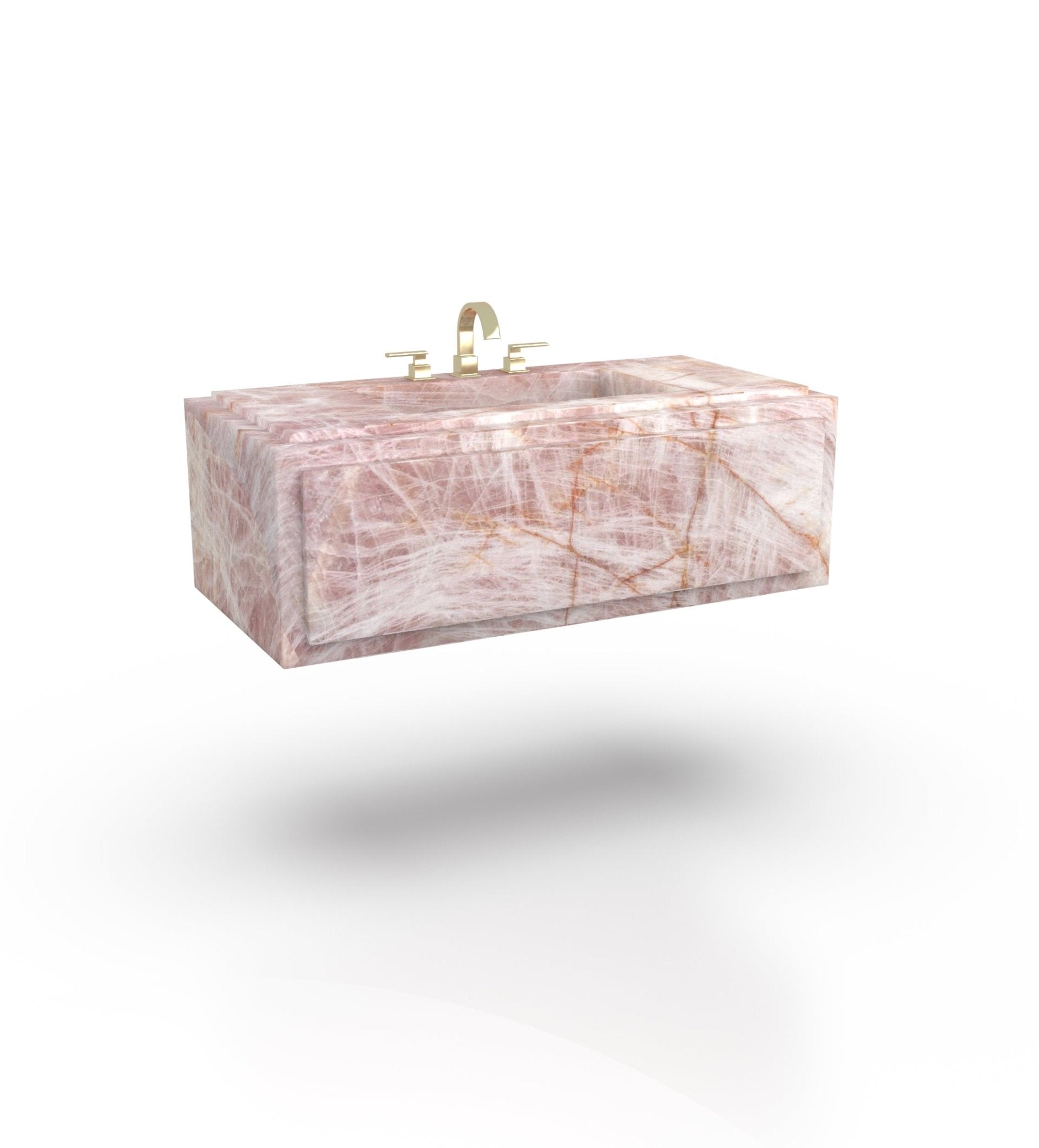La Noa 48 Marble Floating Sink Marble Couture - Zicana Boutique - 16