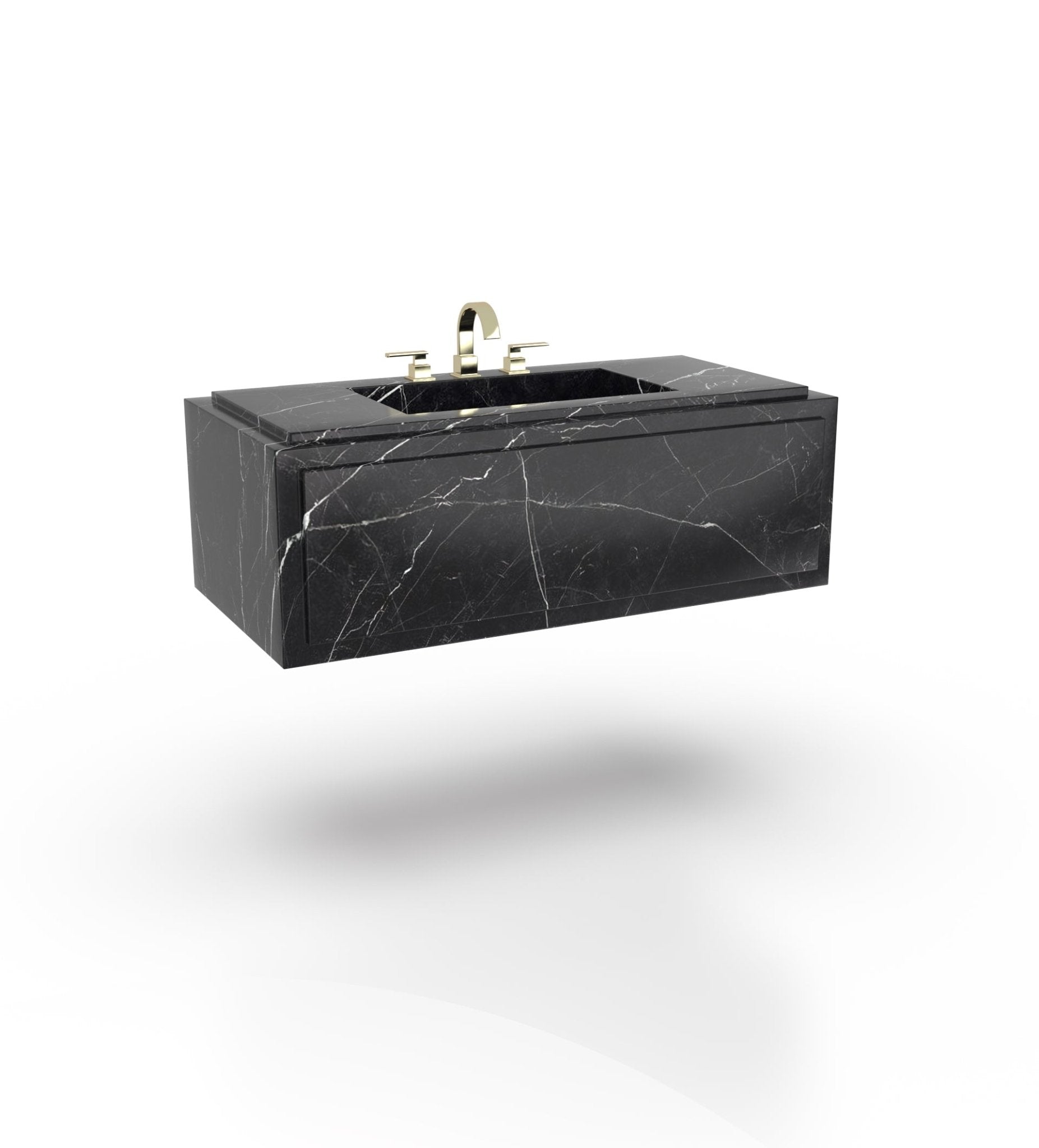 La Noa 48 Marble Floating Sink Marble Couture - Zicana Boutique - 10