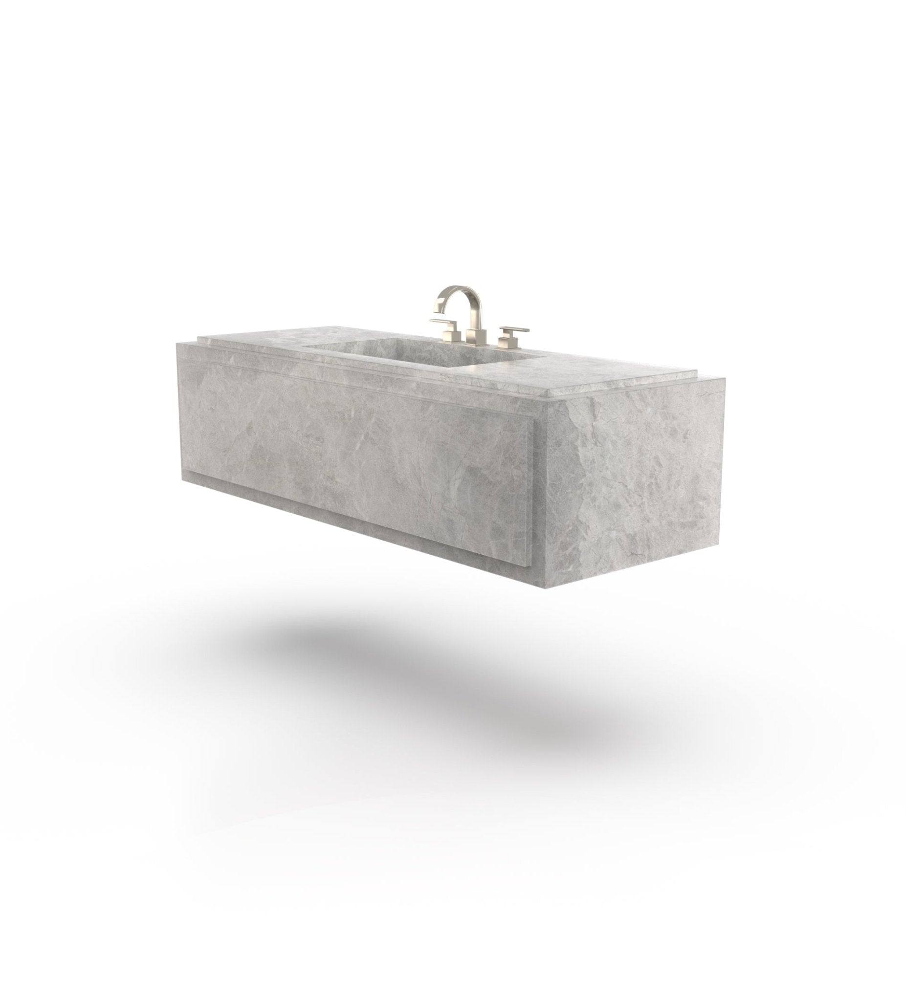 La Noa 60 Marble Floating Sink Marble Couture - Zicana Boutique - 8