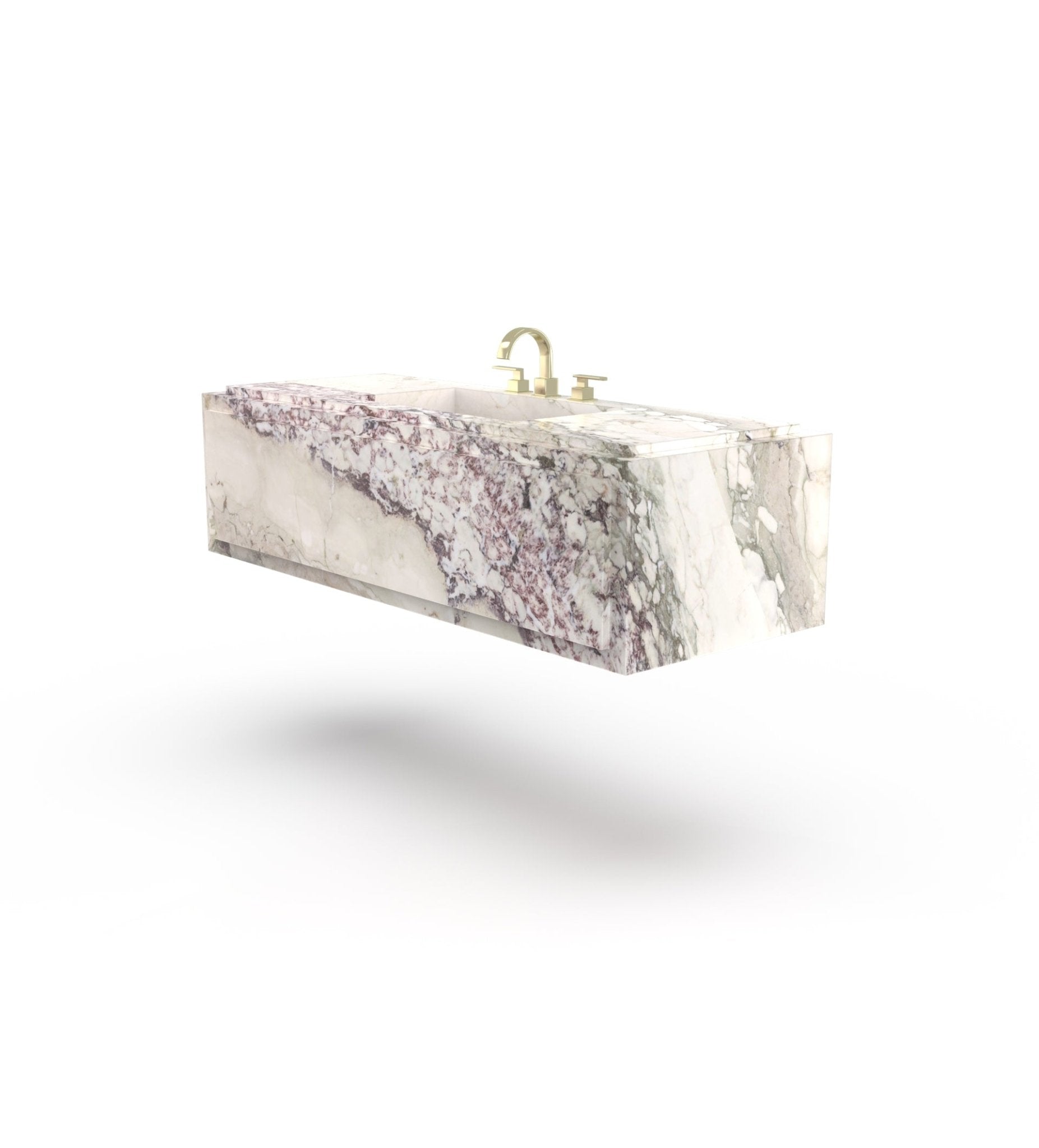 La Noa 60 Marble Floating Sink Marble Couture - Zicana Boutique - 14