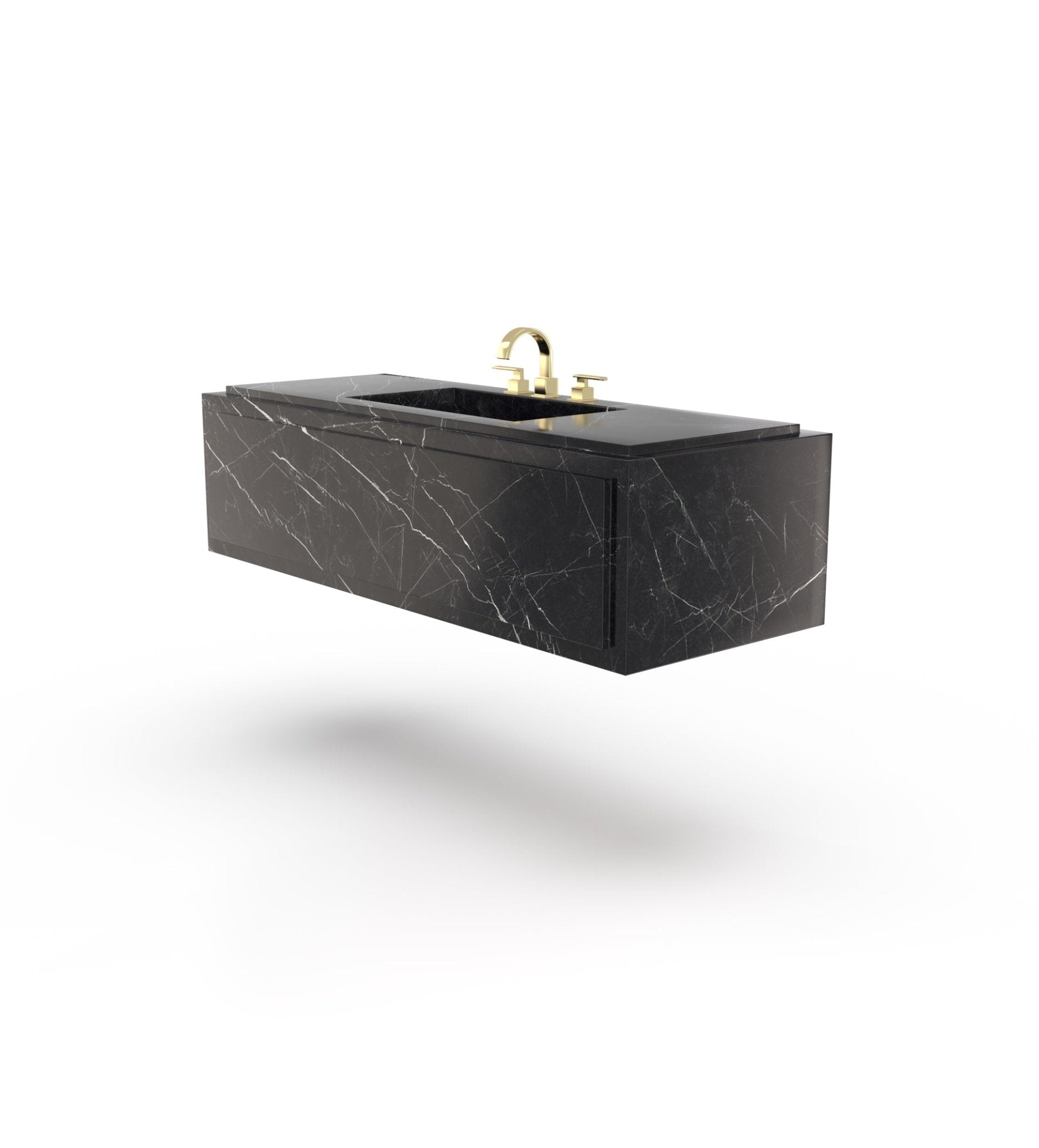 La Noa 60 Marble Floating Sink Marble Couture - Zicana Boutique - 7