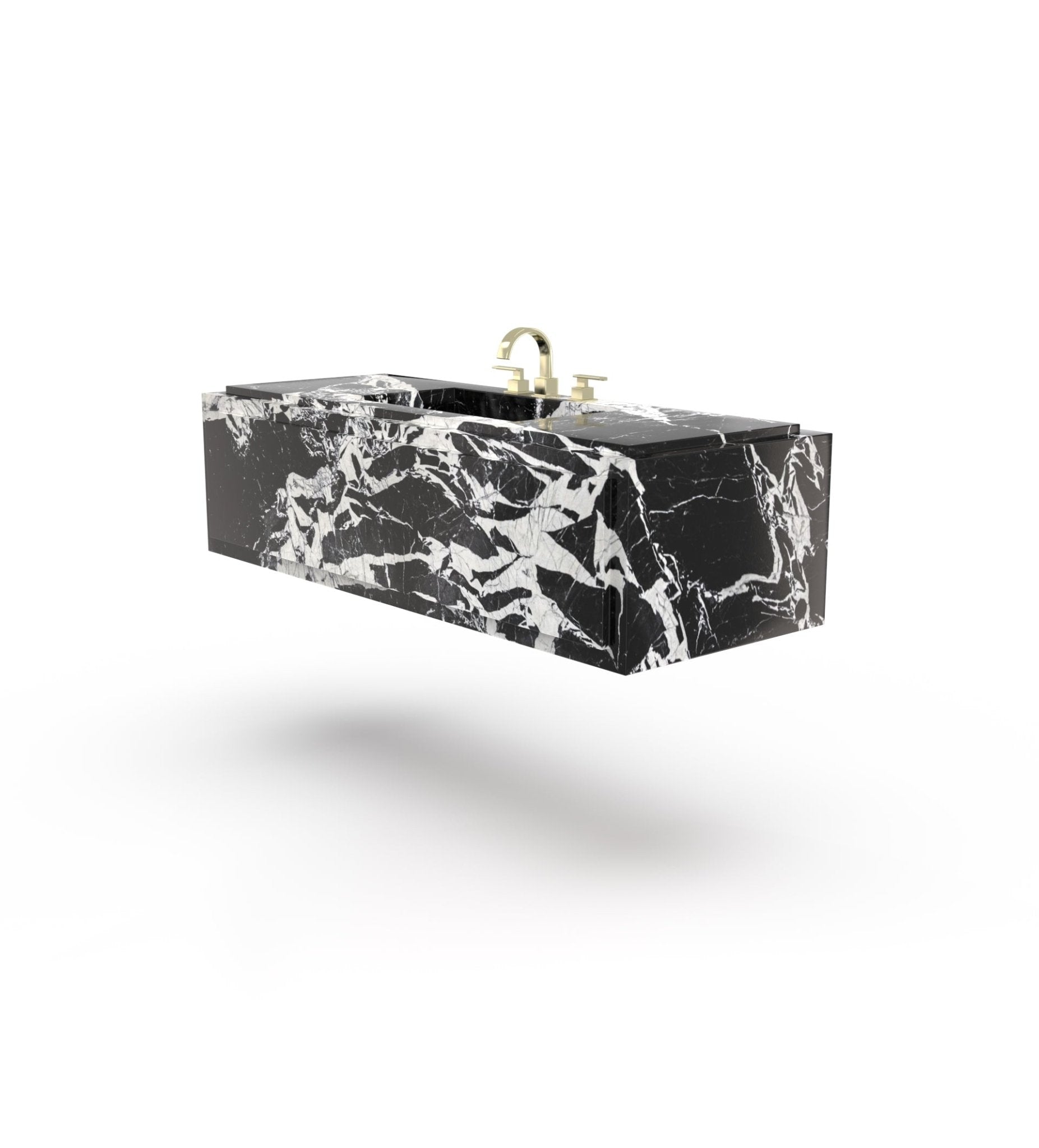 La Noa 60 Marble Floating Sink Marble Couture - Zicana Boutique - 13