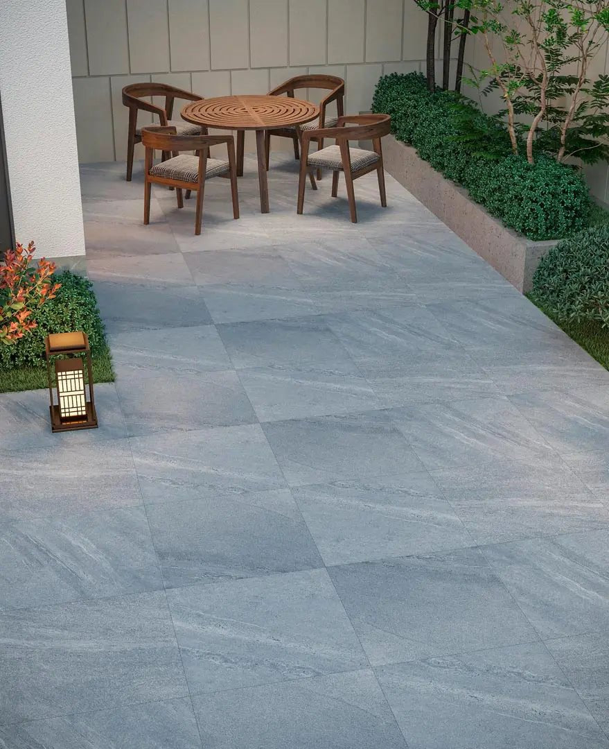 Limestone Gunmetal Raphael 24" x 24" Pavers Raphael Porcelain - Zicana Boutique - 2