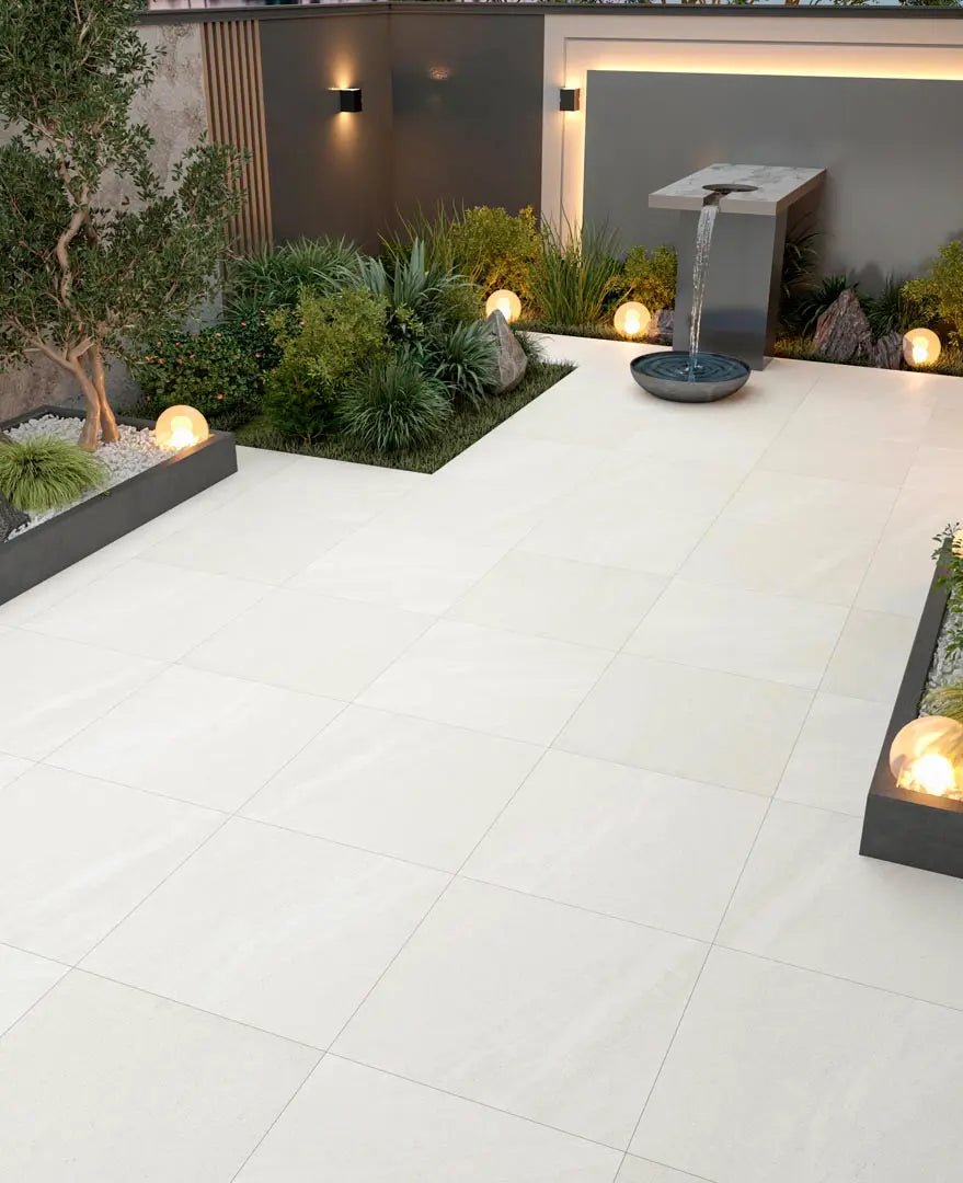 Limestone Ice Raphael 24" x 24" Pavers Raphael Porcelain - Zicana Boutique - 2