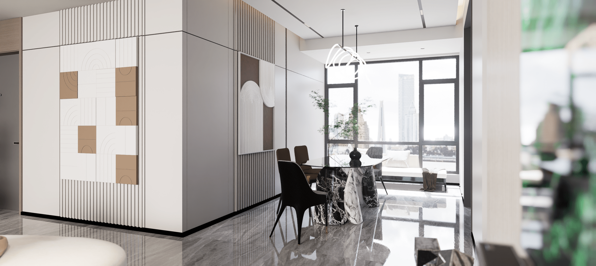 Lotus Dining Table Zicana Boutique - Zicana Boutique - 9