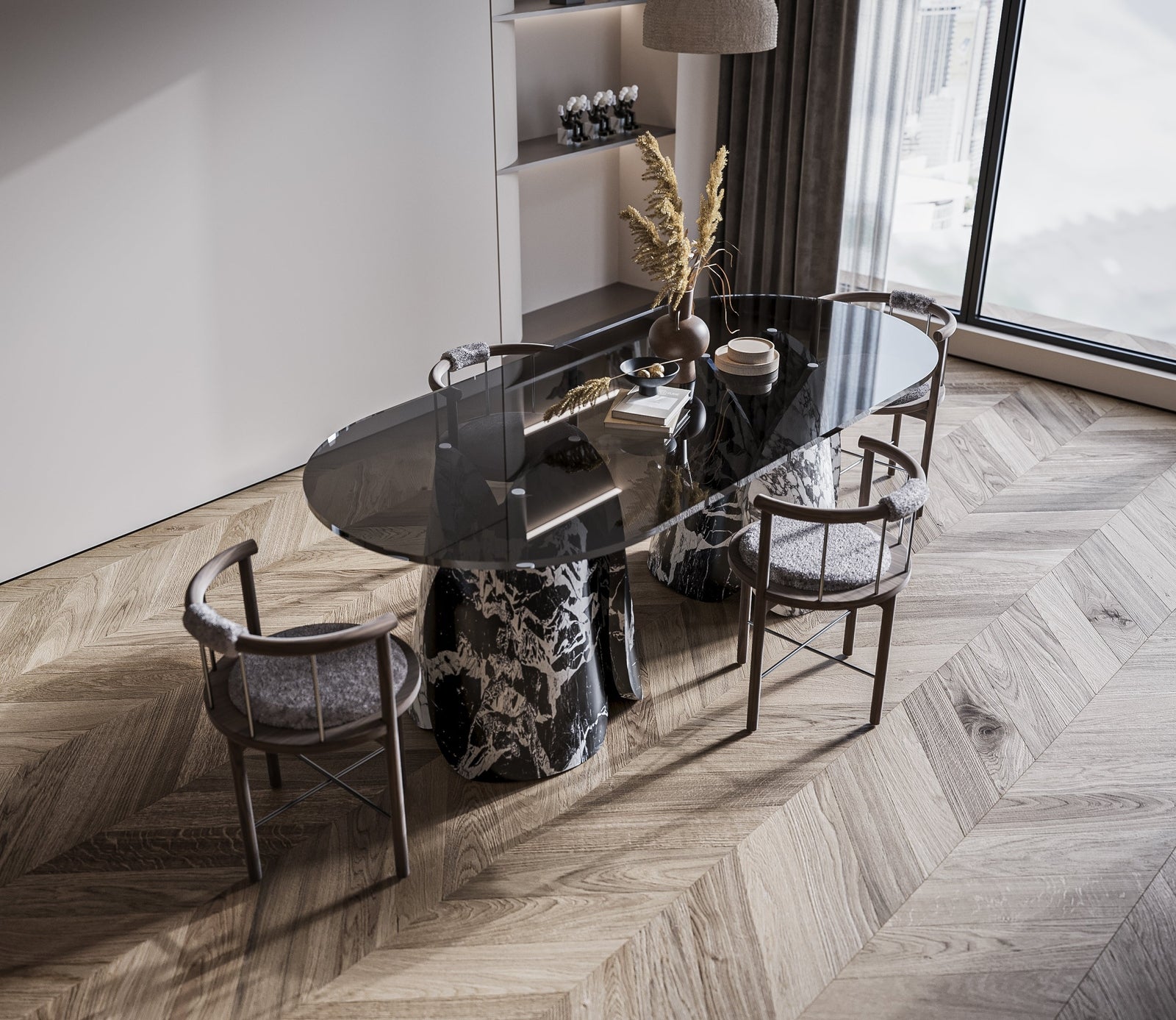 Lotus Dining Table Zicana Boutique - Zicana Boutique - 7