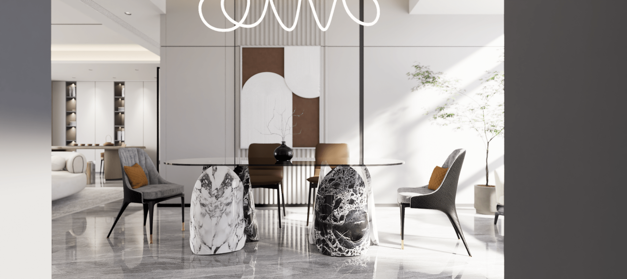 Lotus Dining Table Zicana Boutique - Zicana Boutique - 10