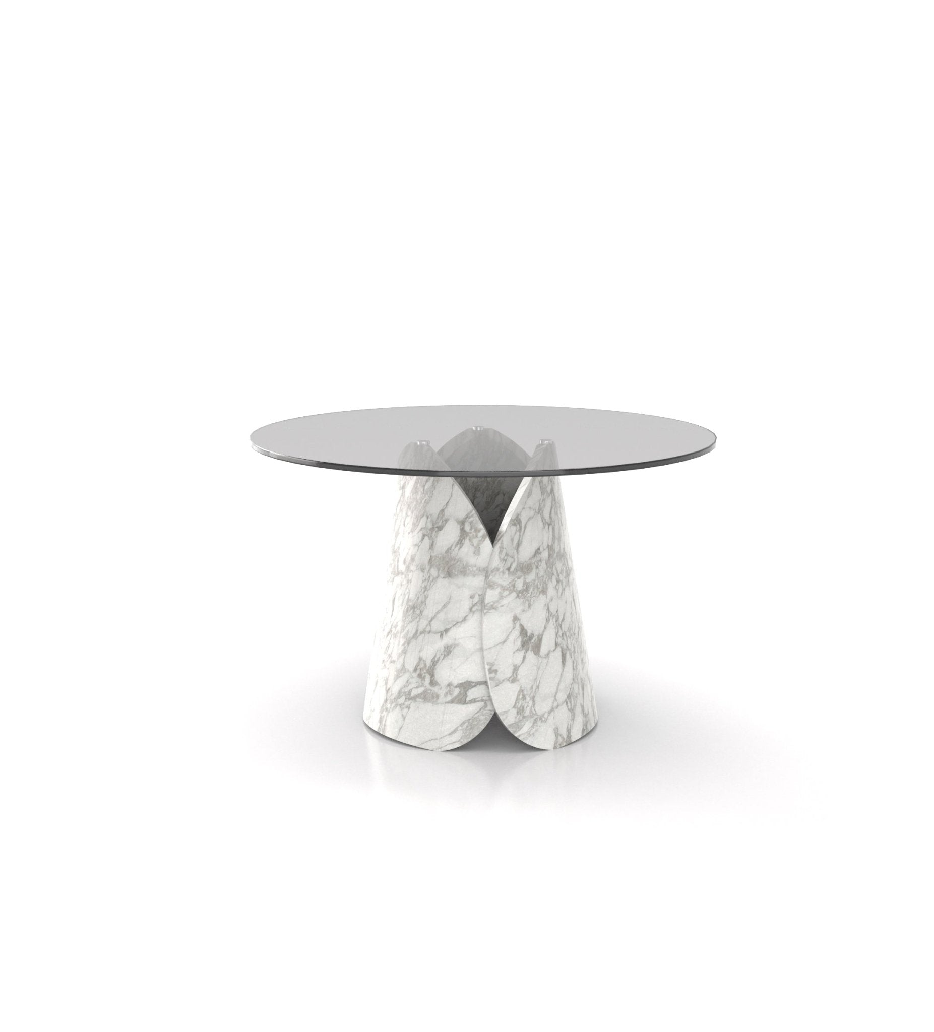 Lotus Round Dining Table Marble Couture - Zicana Boutique - 3