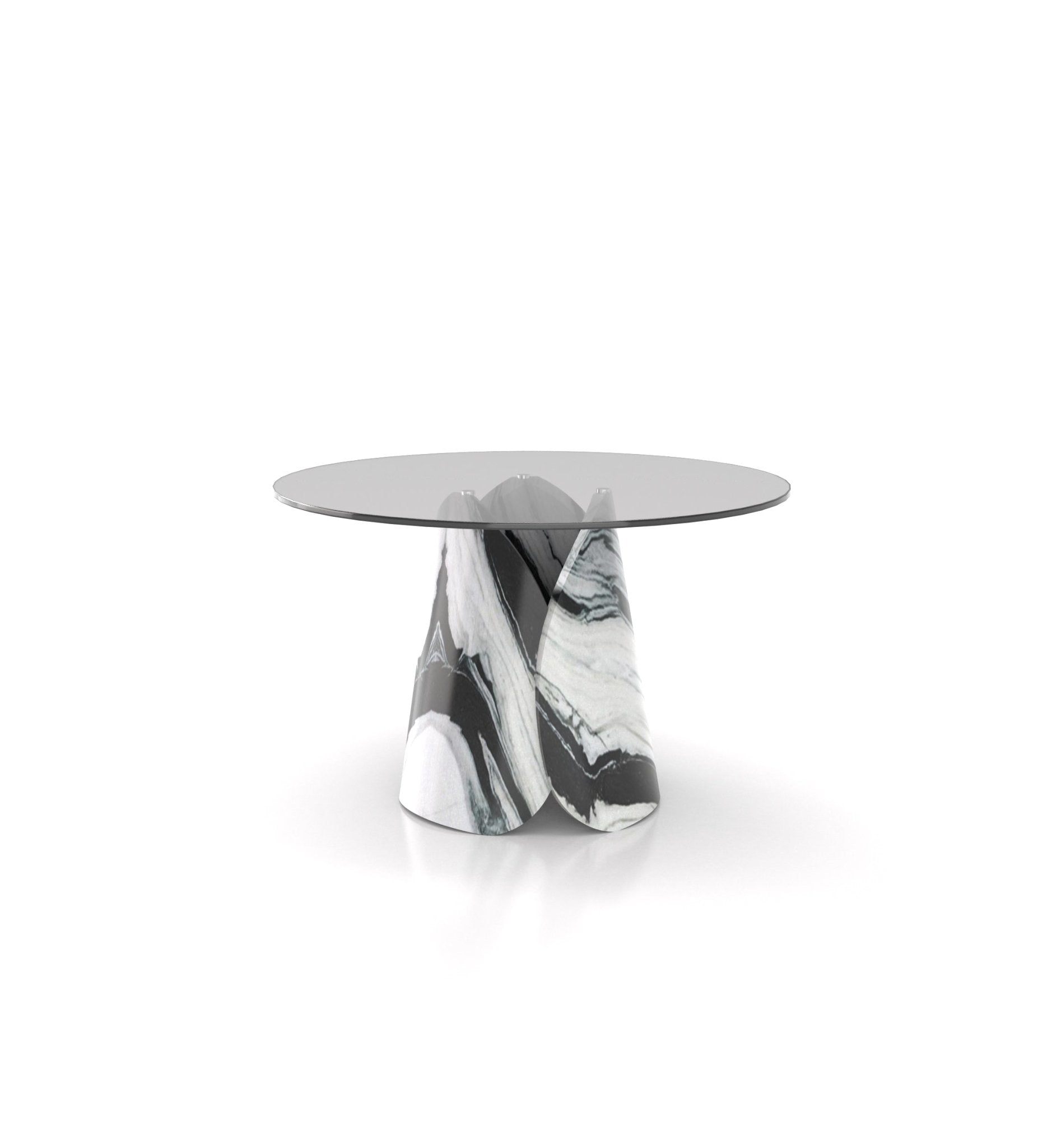 Lotus Round Dining Table Marble Couture - Zicana Boutique - 8