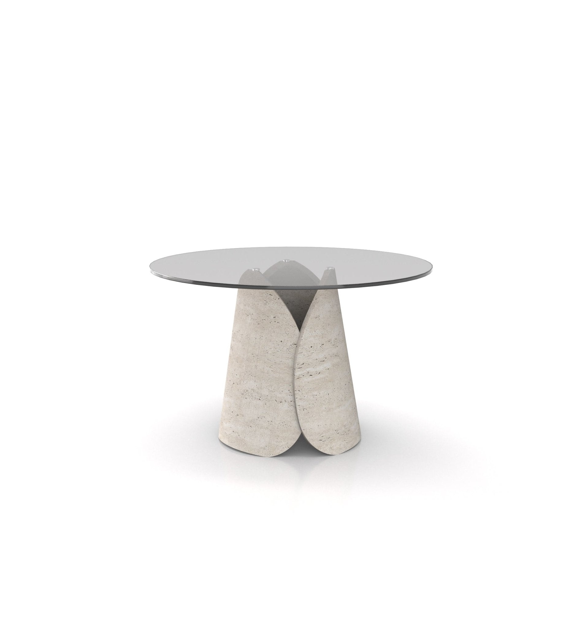 Lotus Round Dining Table Marble Couture - Zicana Boutique - 5