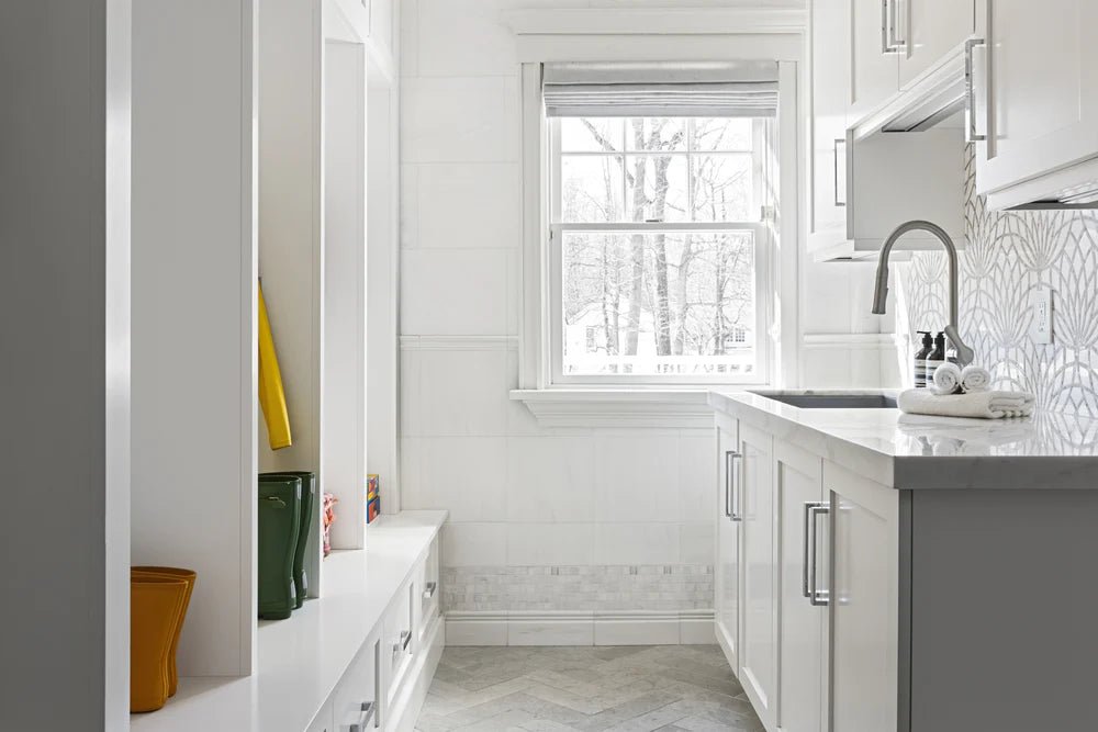 Luxor Bianco Dolomiti Mosaic Artistic Tile - Zicana Boutique - 4