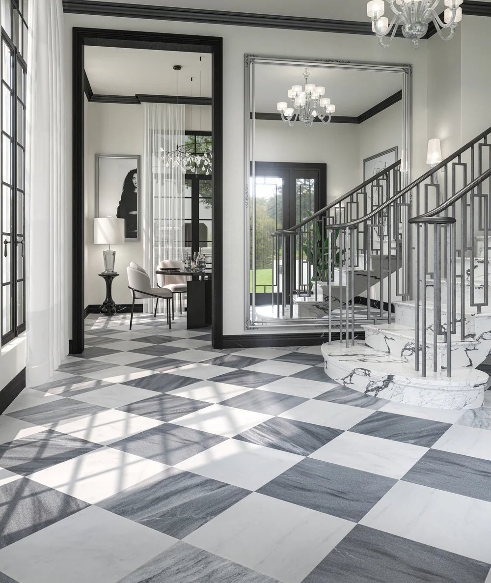 Macael White Marble Tile Artistic Tile - Zicana Boutique - 2