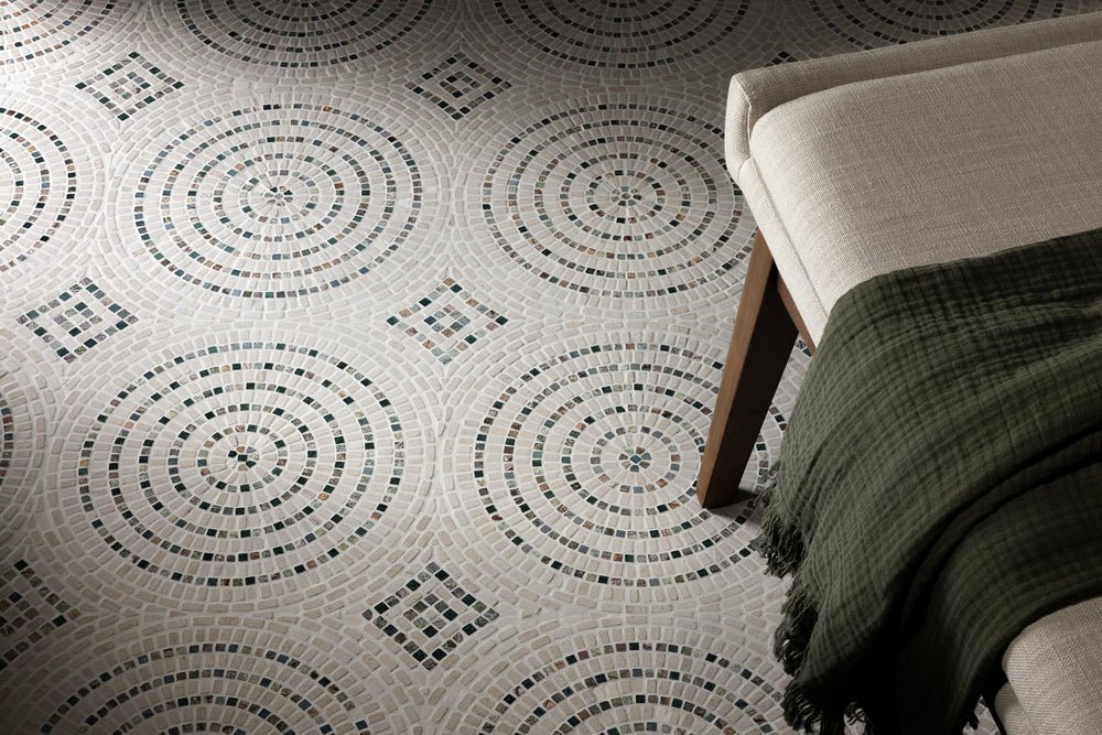 Mandala Moca Mosaic Artistic Tile - Zicana Boutique - 3