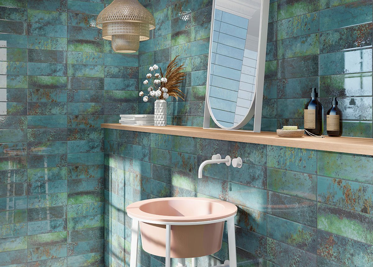 Marza Aqua Ceramic MSI Field Tiles 4" X 12" MSI - Zicana Boutique - 4