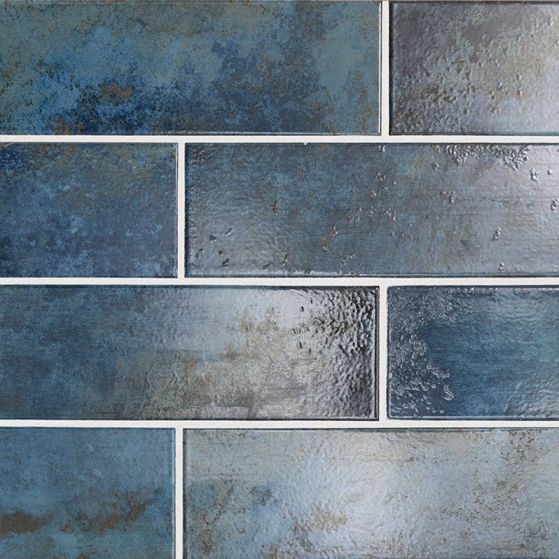 Marza Cobalt Ceramic MSI Field Tiles 4" X 12" MSI - Zicana Boutique - 1