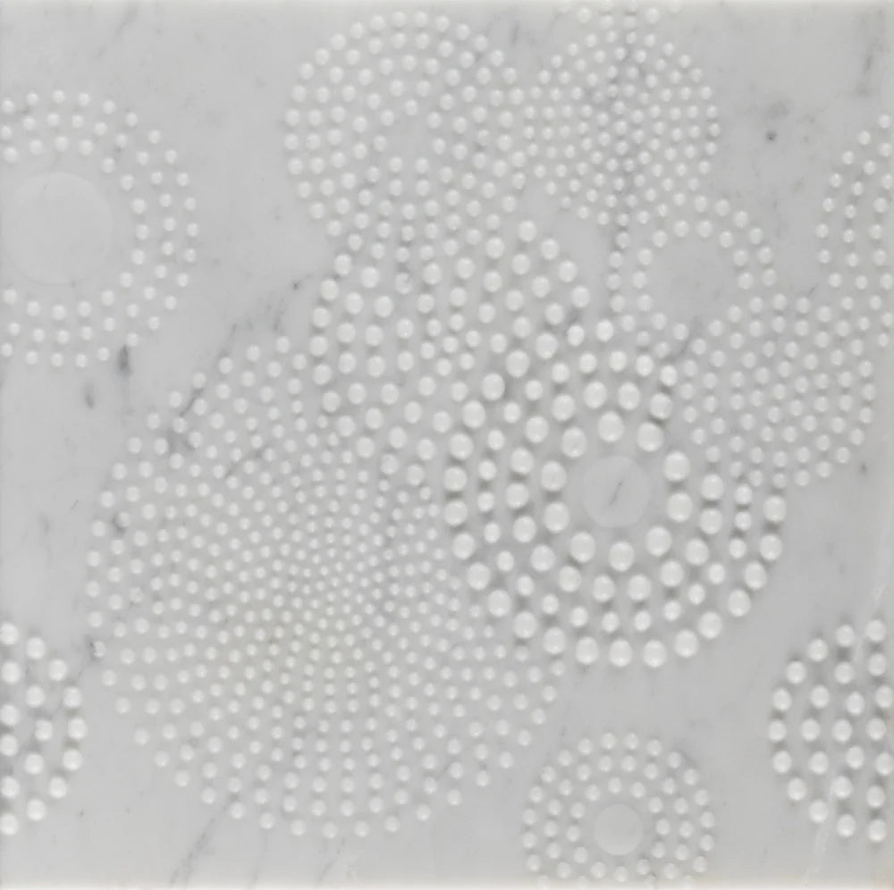Meru Bianco Carrara Marble Dimensional Tile Zicana Boutique - Zicana Boutique - 1