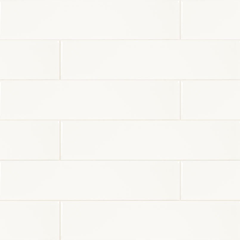 Metro White Porcelain MSI Field Tiles 2" X 8" MSI - Zicana Boutique - 1