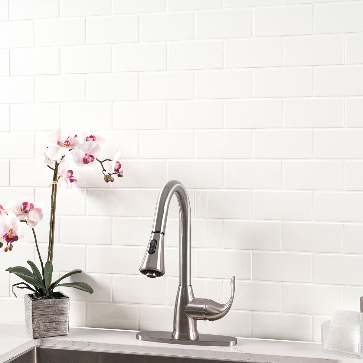 Metro White Porcelain MSI Field Tiles 3" X 6" MSI - Zicana Boutique - 2