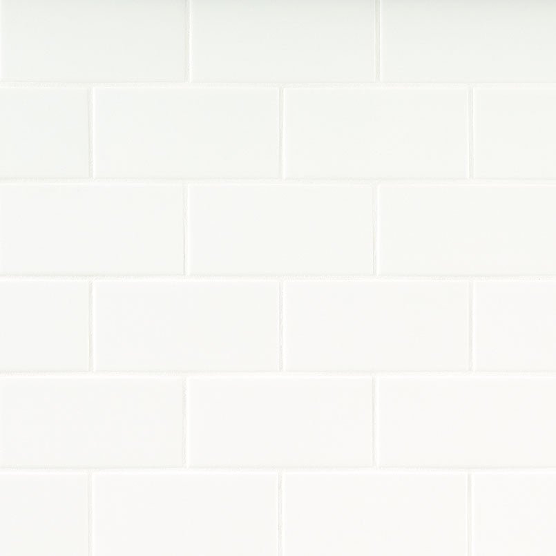 Metro White Porcelain MSI Field Tiles 3" X 6" MSI - Zicana Boutique - 1