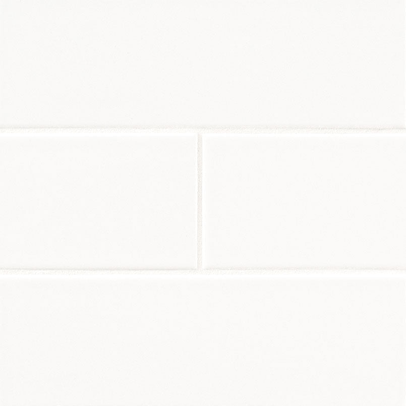 Metro White Porcelain MSI Field Tiles 4" X 12" MSI - Zicana Boutique - 1