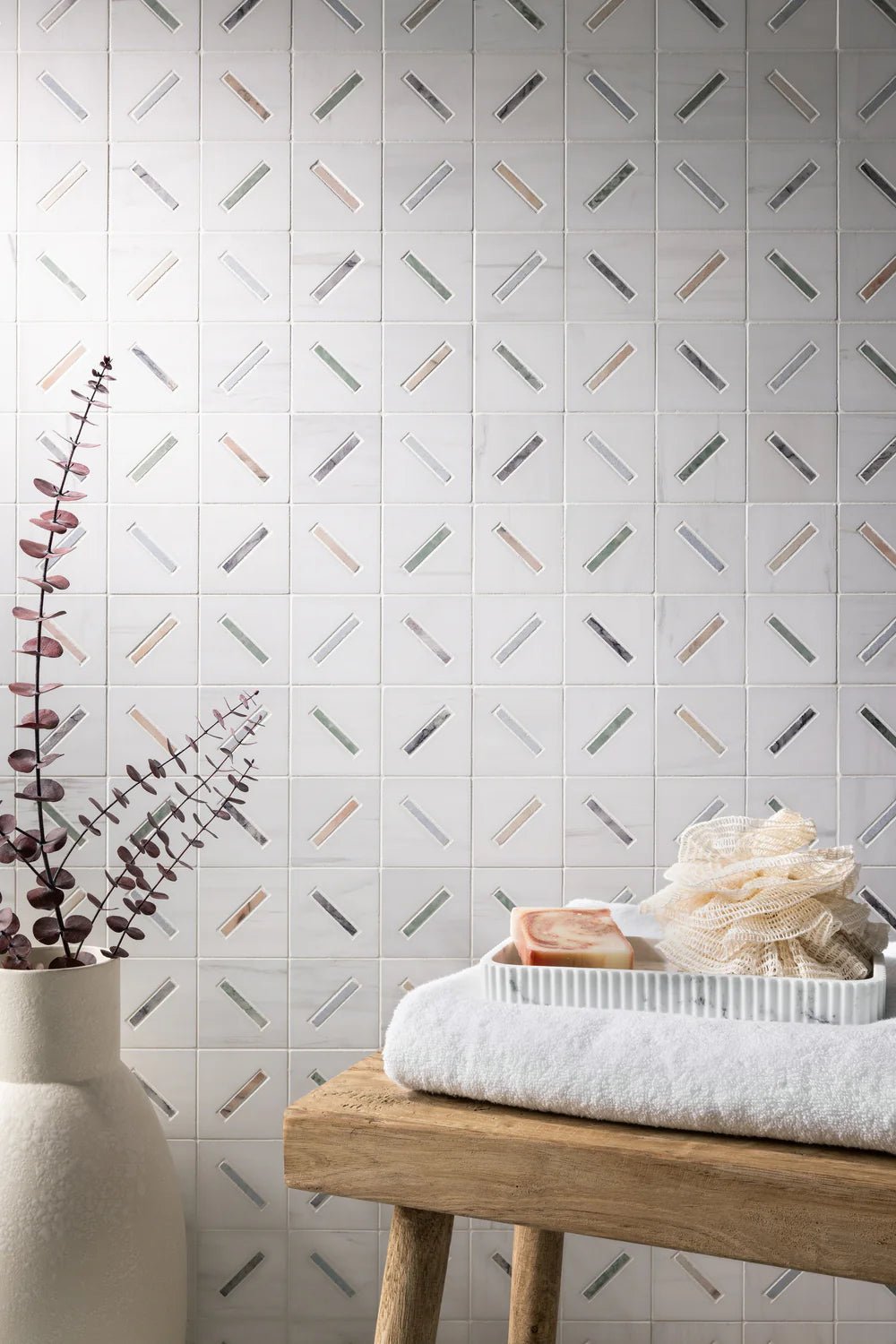 Michelle Gerson Stix Multi Waterjet Mosaic Zicana Boutique - Zicana Boutique - 2