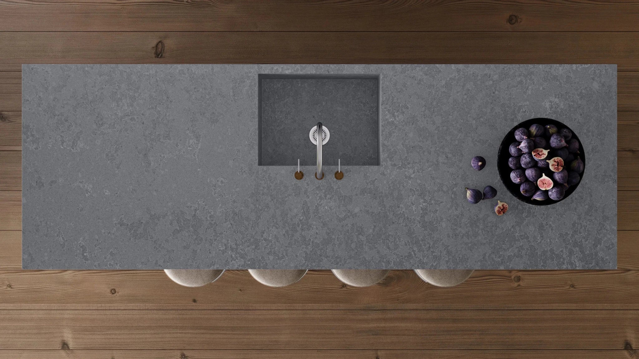 Midnight Mist PentalQuartz Architectural Surfaces - Zicana Boutique - 3